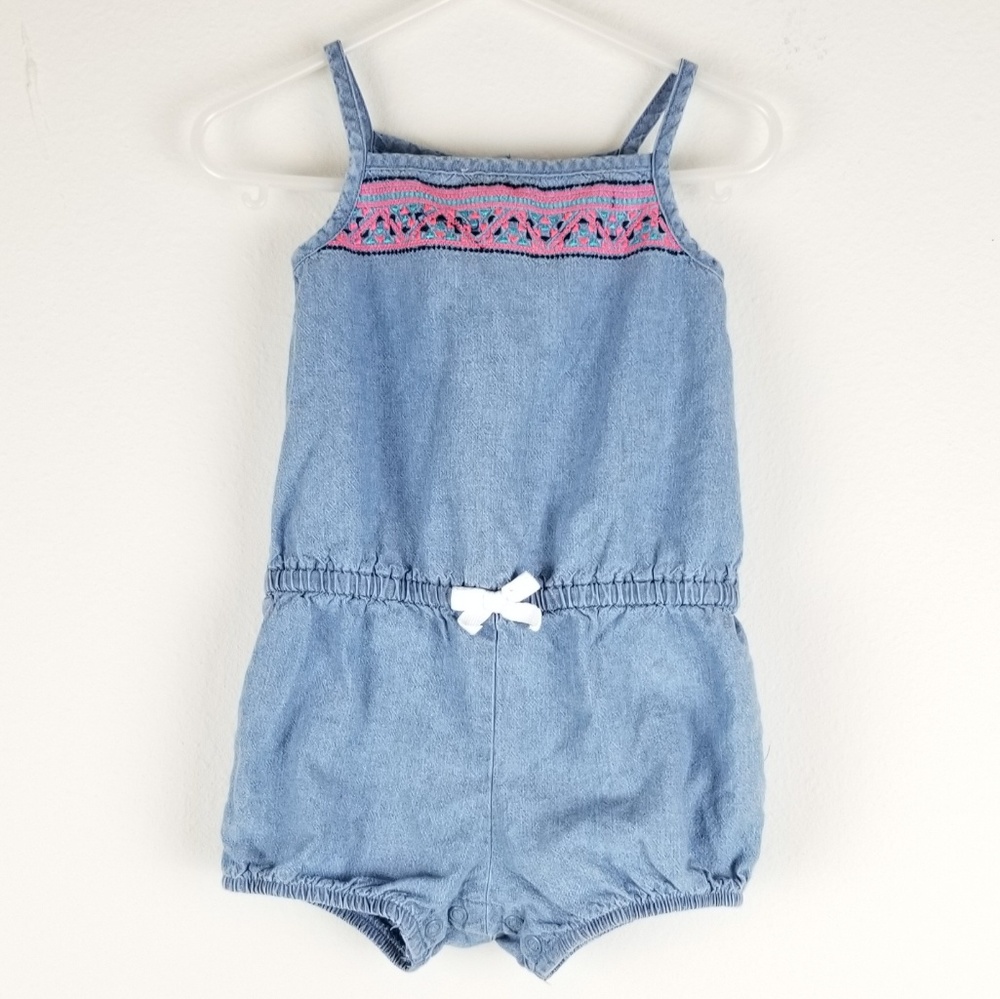 Carters romper suit Sz 24m chambray jumpsuit